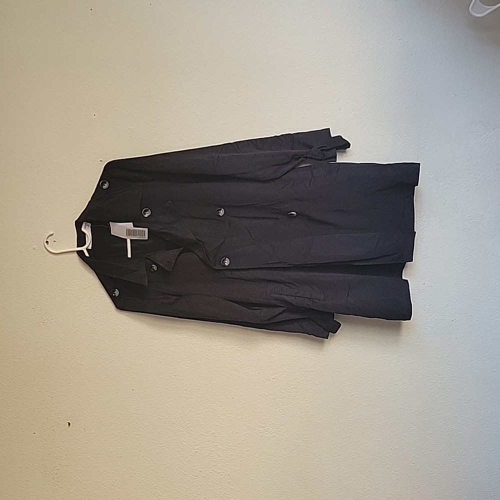 New JUSTFAB cardigan top size Medium color black